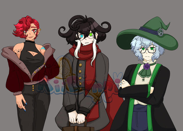 Danganronpa-Style sprites